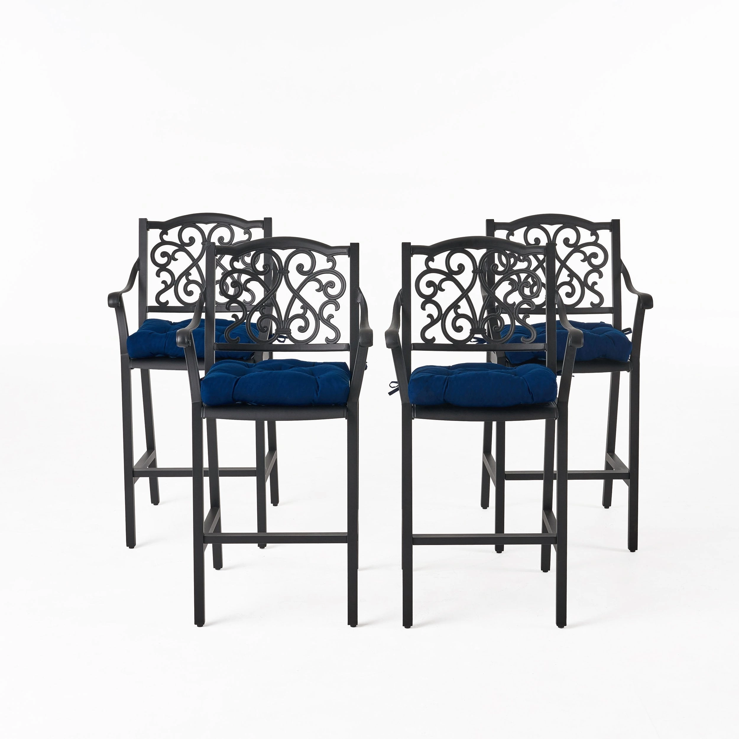 Outdoor Barstool with Cushion (Set of 4) - NH091013