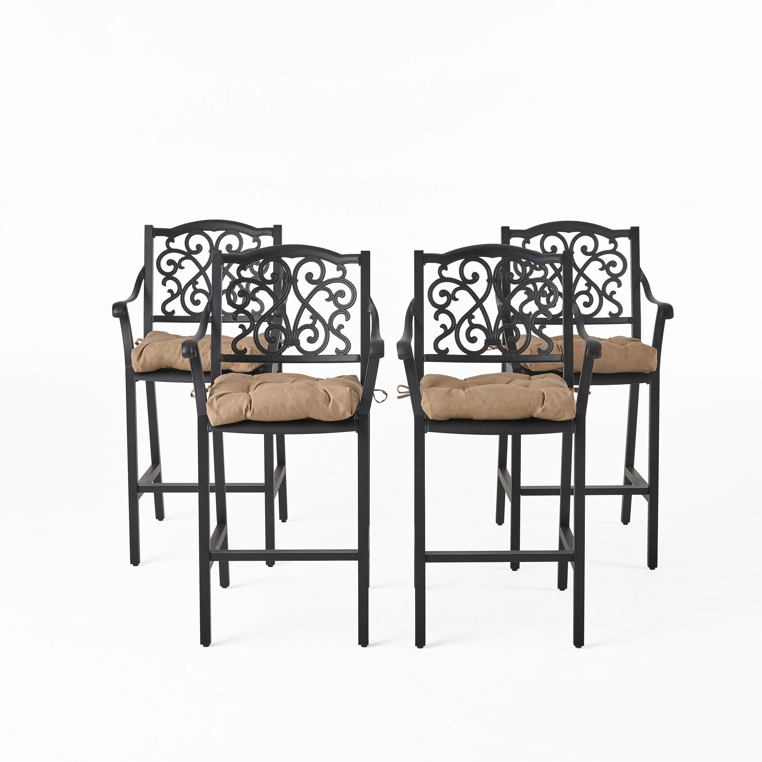 Outdoor Barstool with Cushion (Set of 4) - NH091013