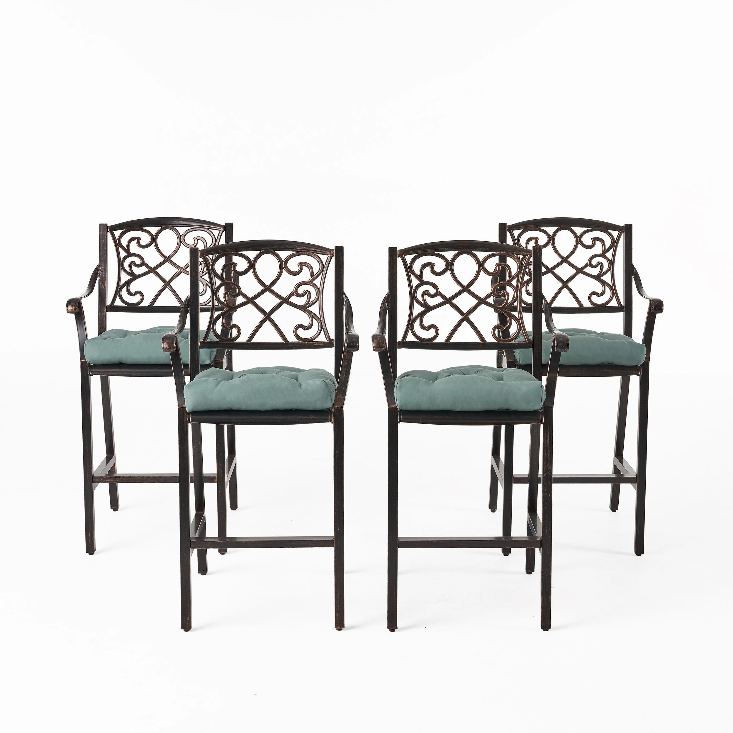 Outdoor Barstool with Cushion (Set of 4) - NH621013