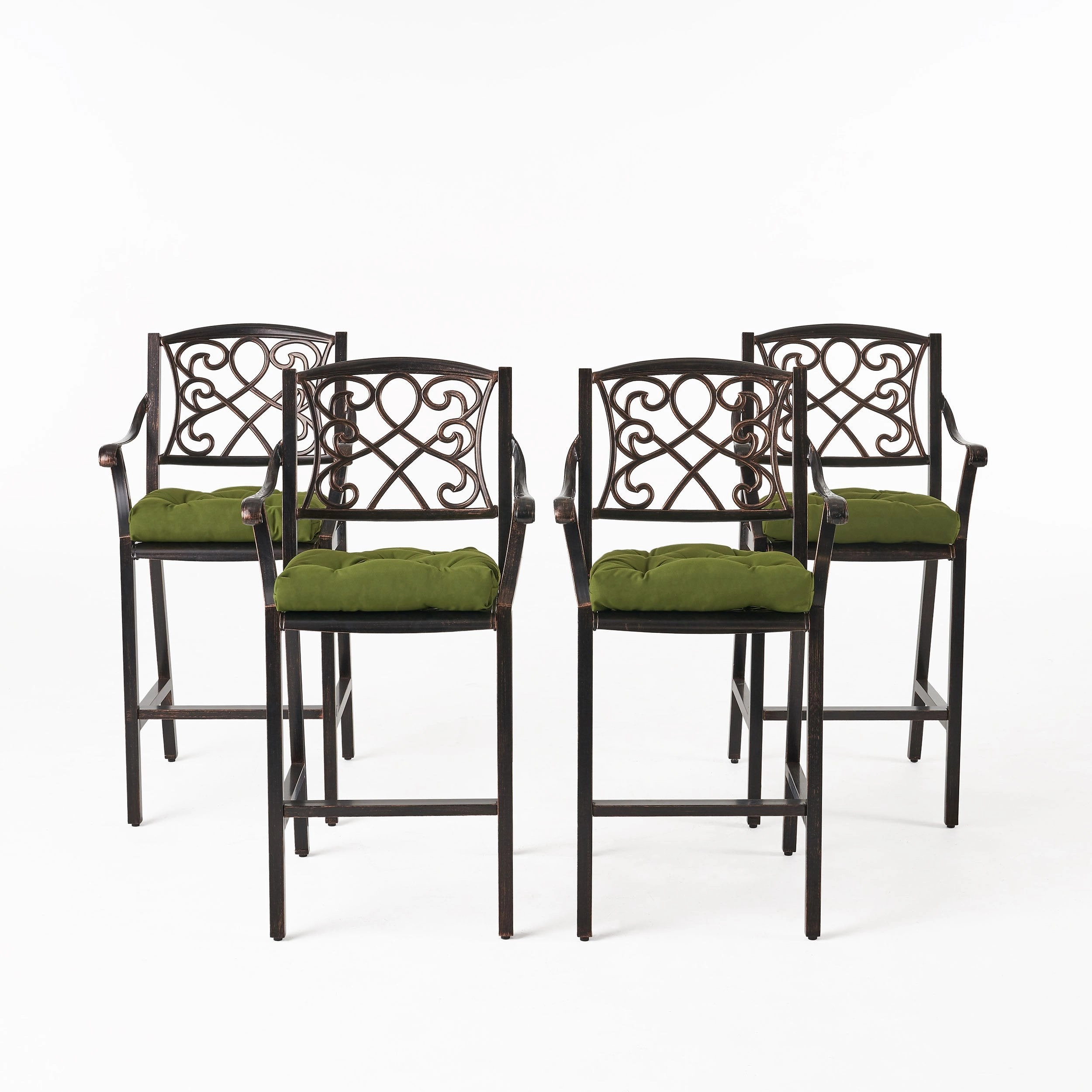 Outdoor Barstool with Cushion (Set of 4) - NH621013