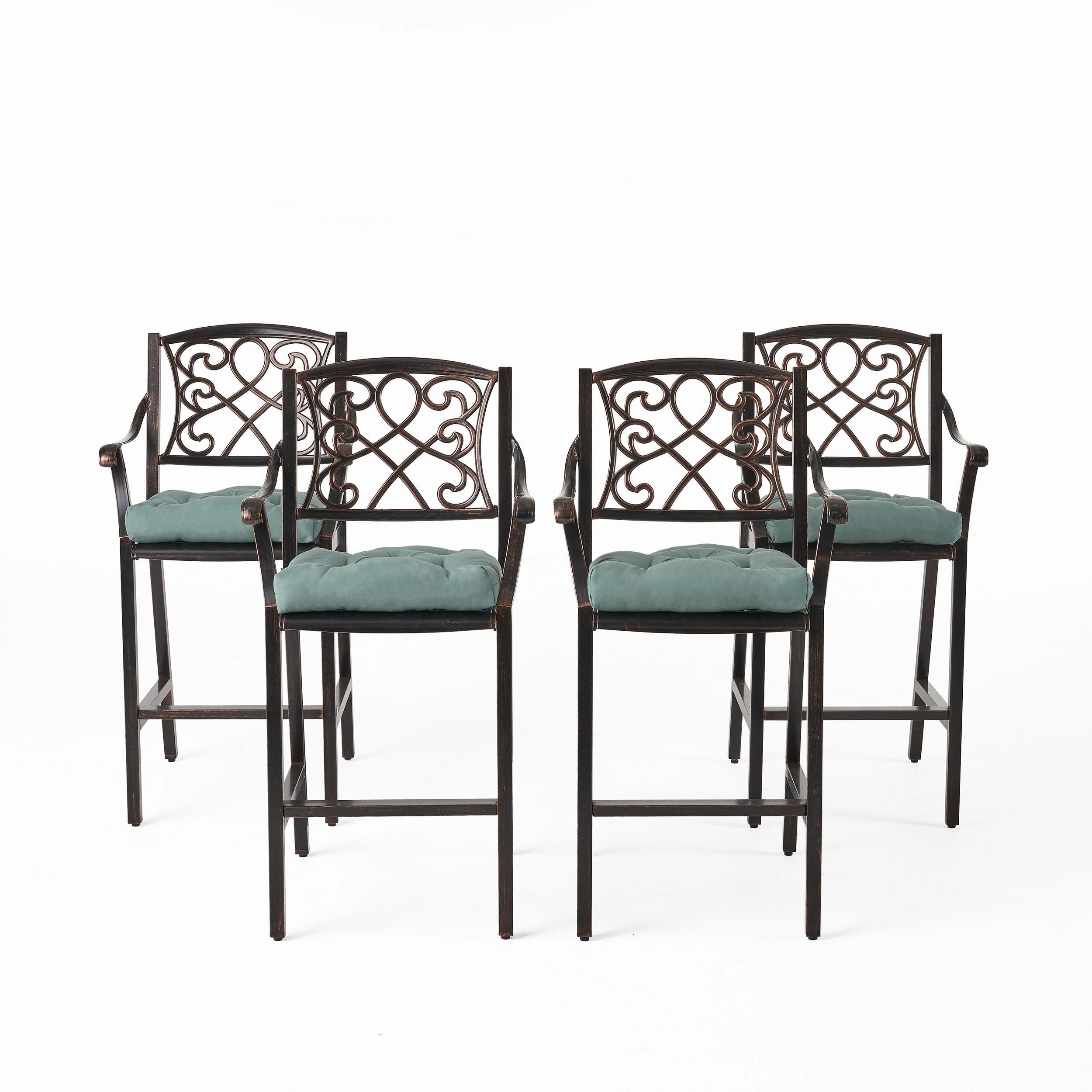 Outdoor Barstool with Cushion (Set of 4) - NH621013