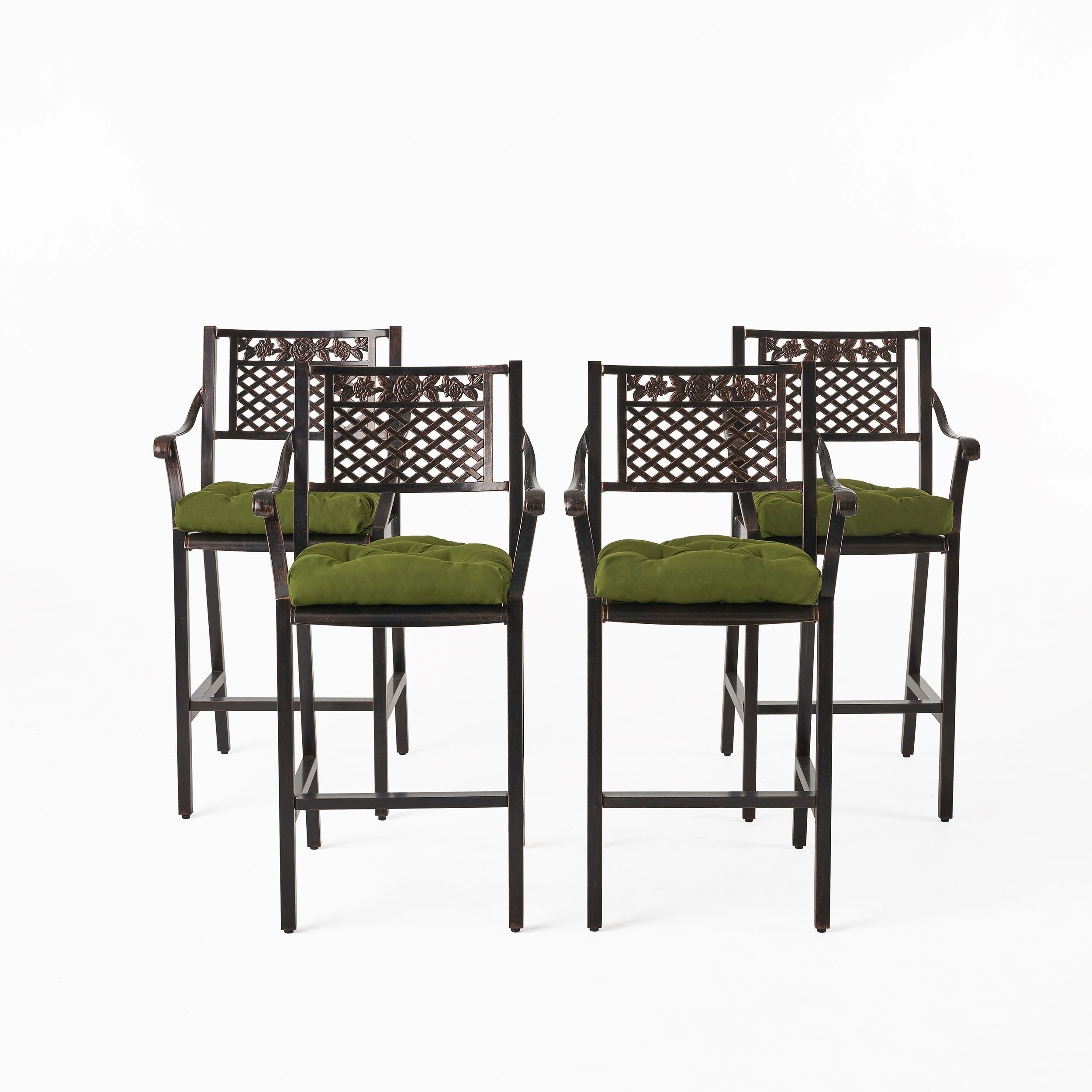 Outdoor Barstool with Cushion (Set of 4) - NH631013