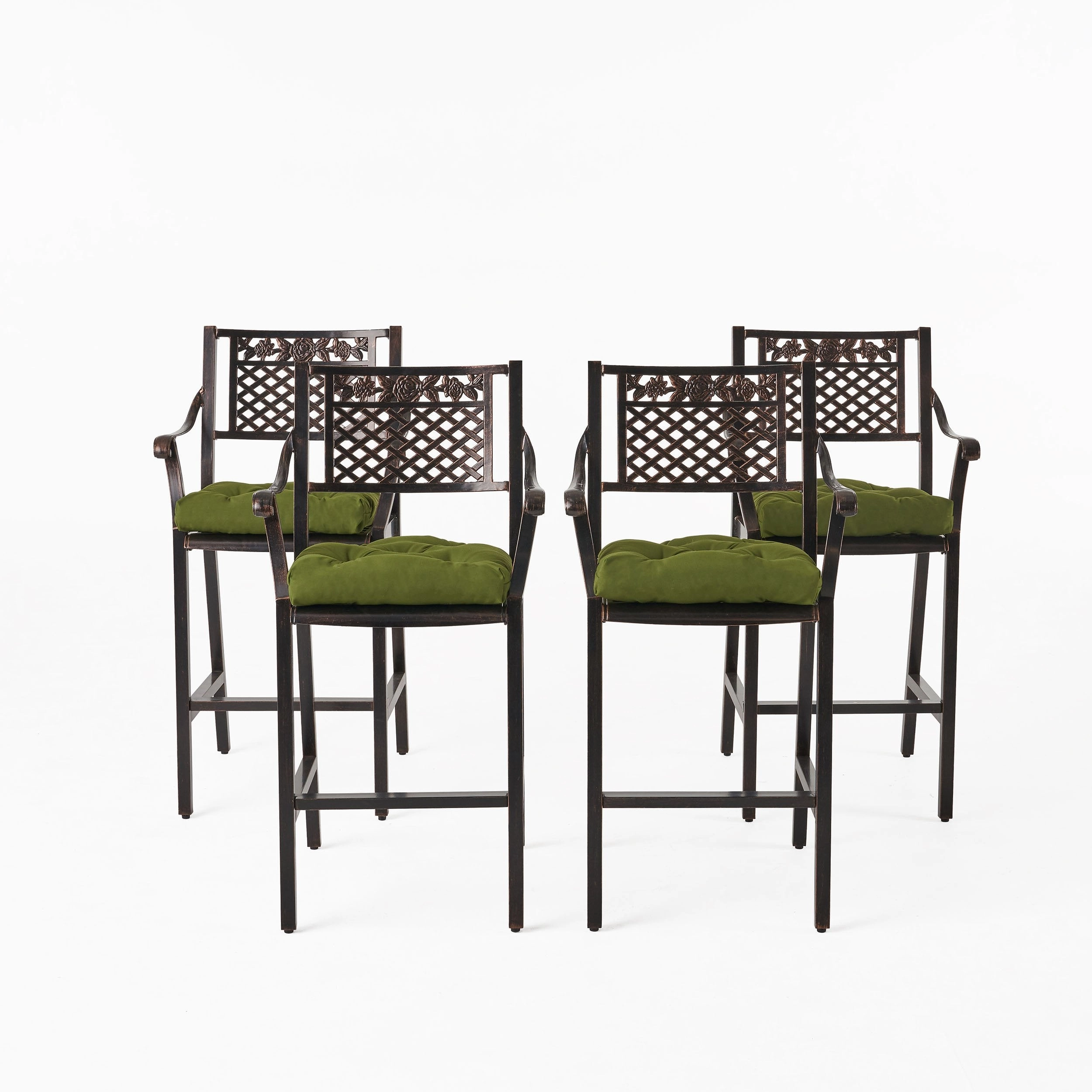 Outdoor Barstool with Cushion (Set of 4) - NH631013