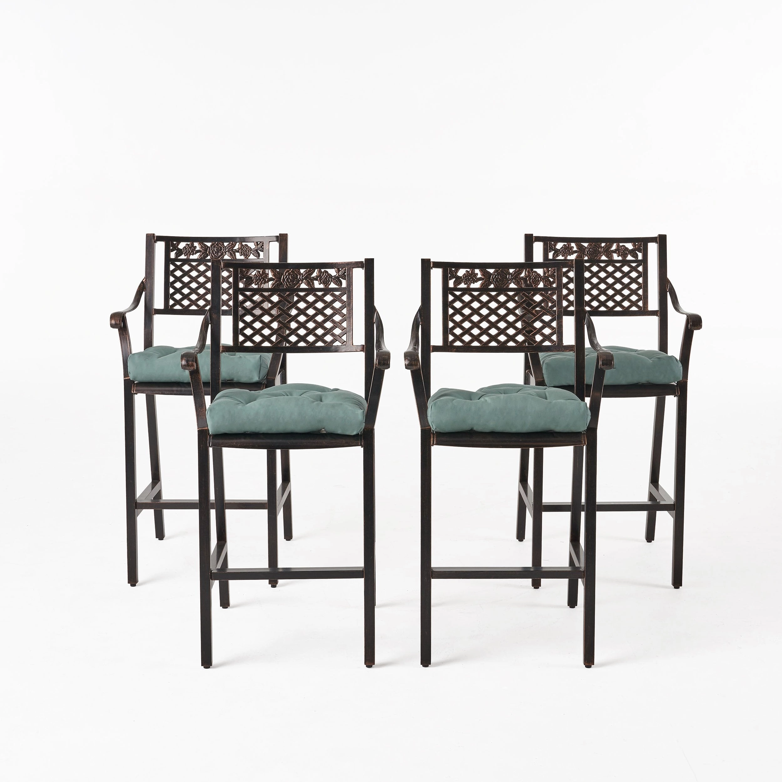 Outdoor Barstool with Cushion (Set of 4) - NH631013