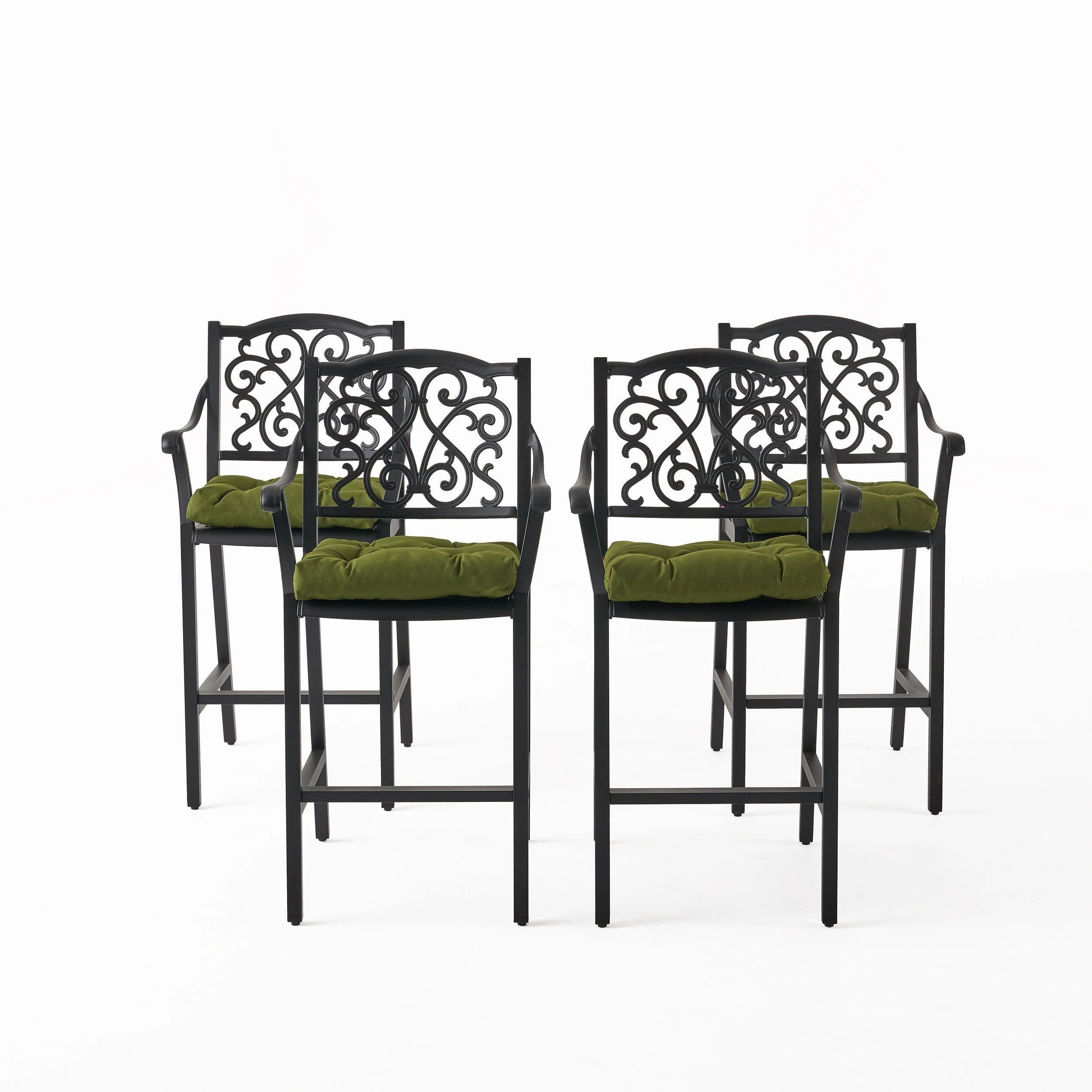 Outdoor Barstool with Cushion (Set of 4) - NH641013