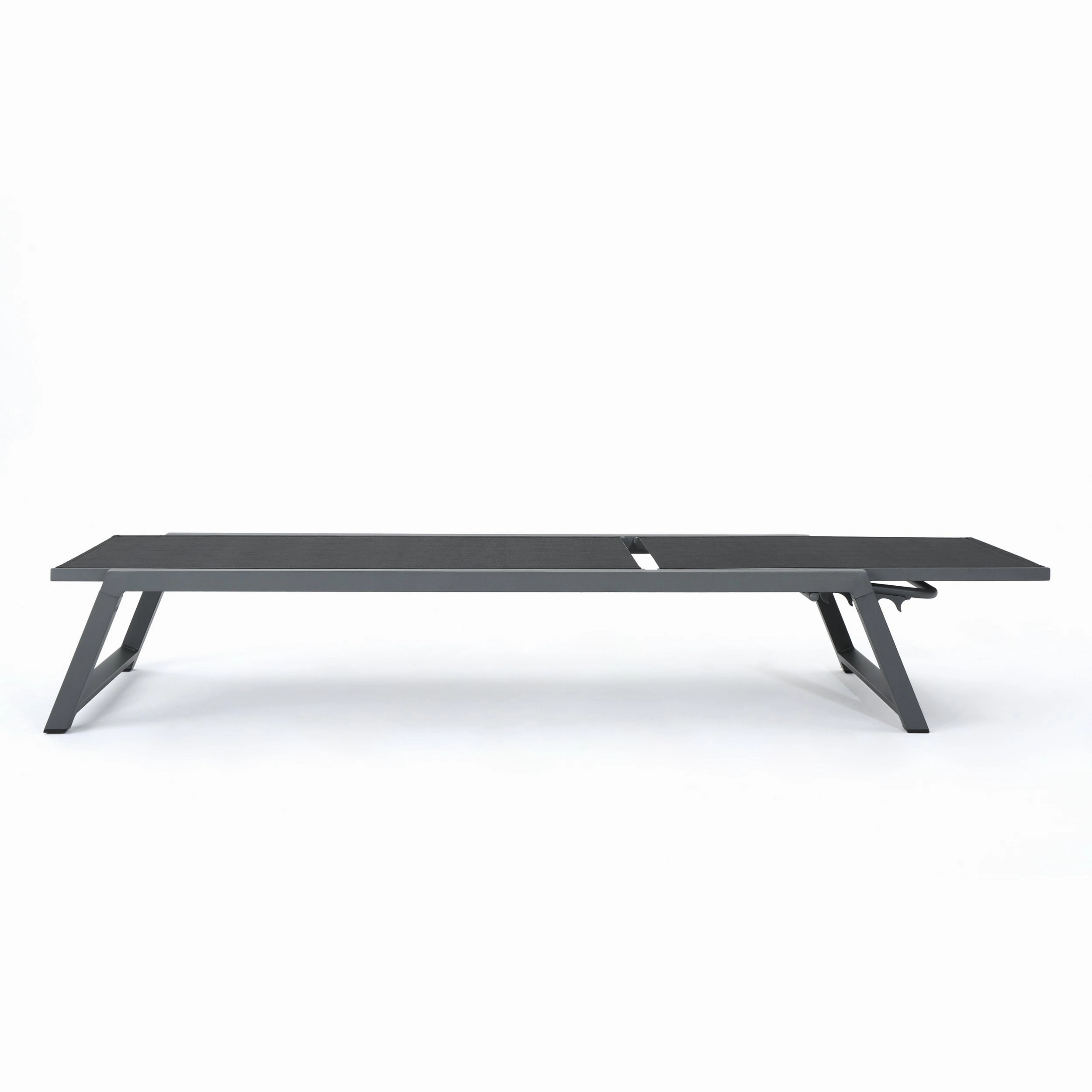 Outdoor Chaise Lounge with Finished Aluminum Frame - NH163303