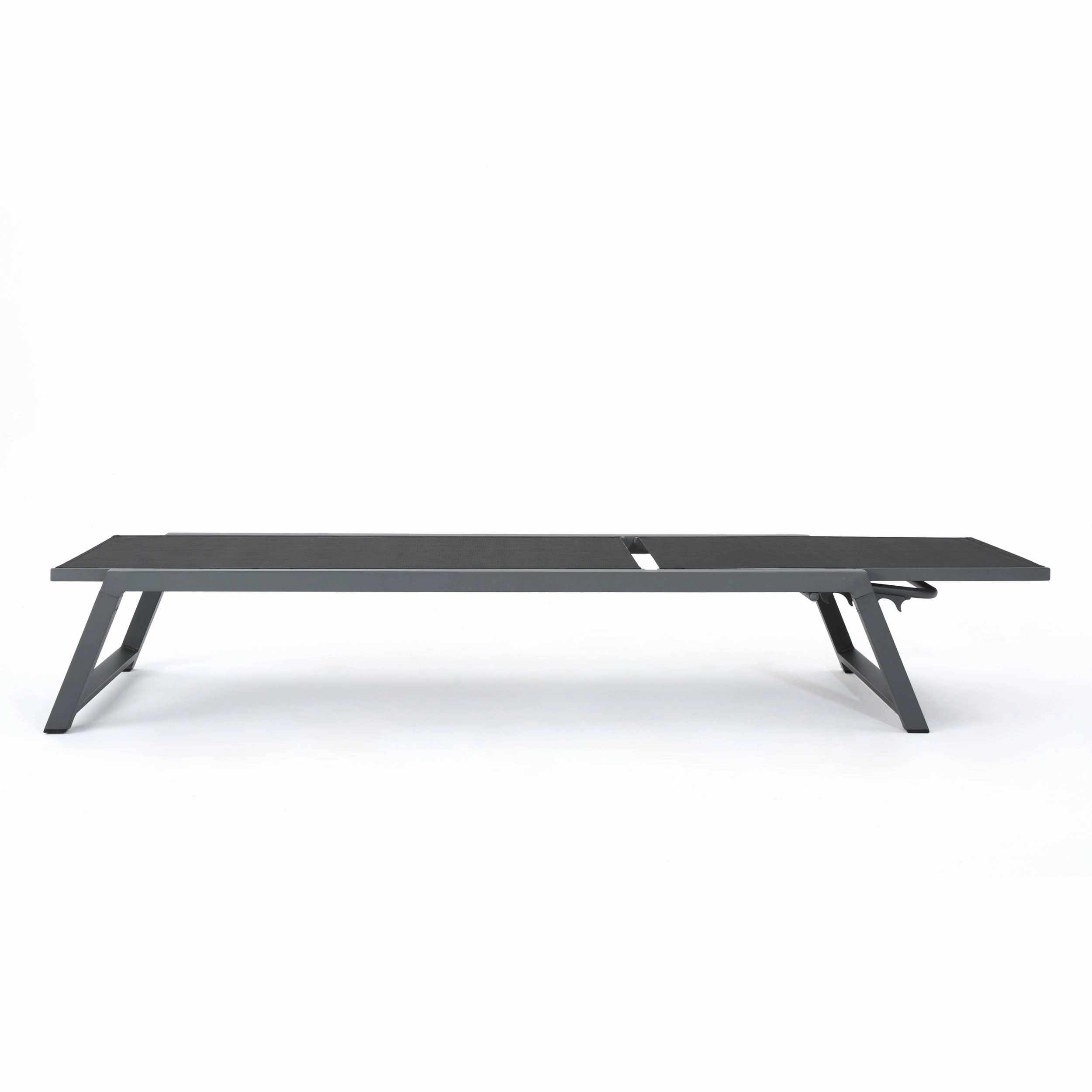 Outdoor Chaise Lounge with Finished Aluminum Frame - NH163303