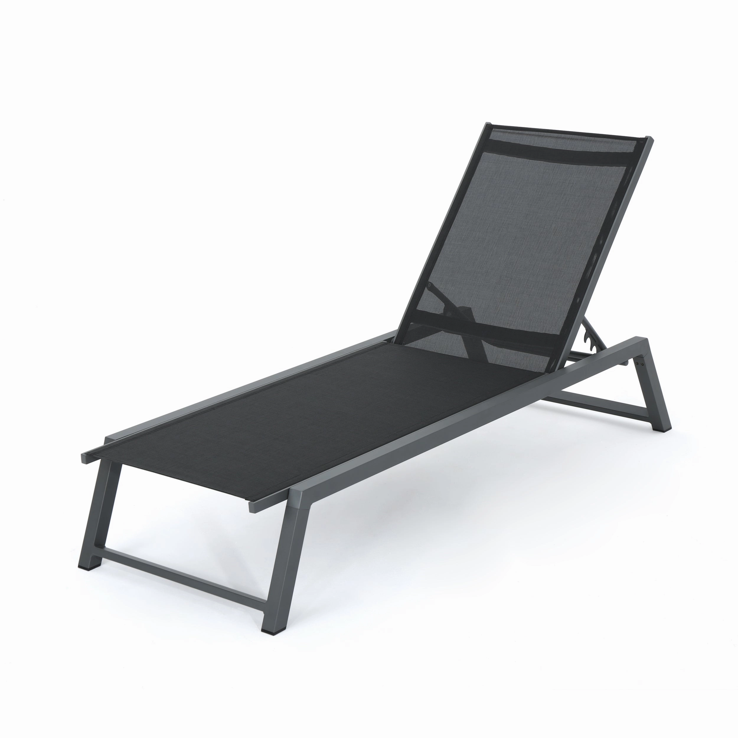Outdoor Chaise Lounge with Finished Aluminum Frame - NH163303