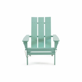 Outdoor Contemporary Acacia Wood Foldable Adirondack Chair - NH846213 outdoor furniture, garden bench