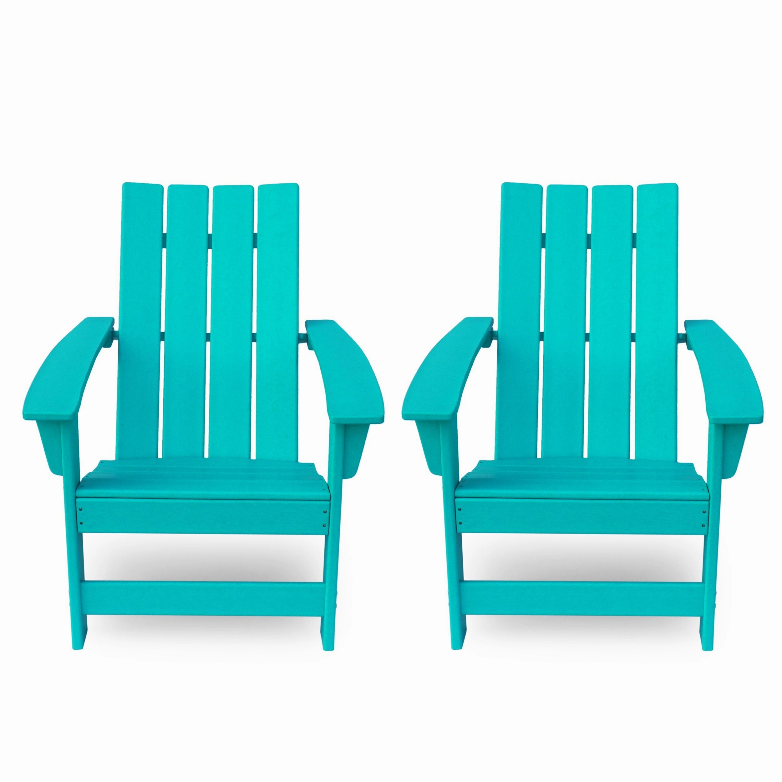 Outdoor Contemporary Adirondack Chair (Set of 2) - NH936213