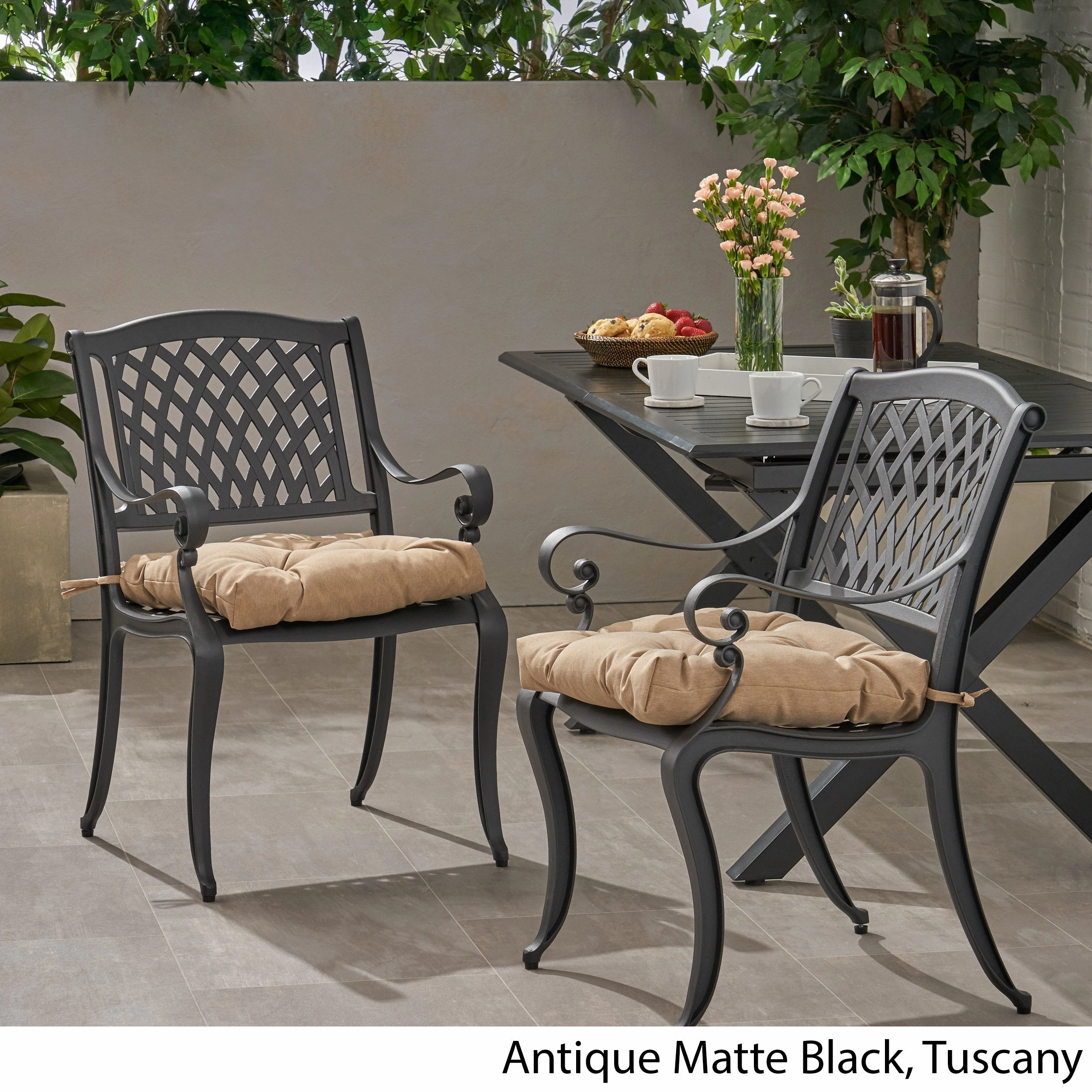 Outdoor Dining Chair with Cushion (Set of 2) - NH811013