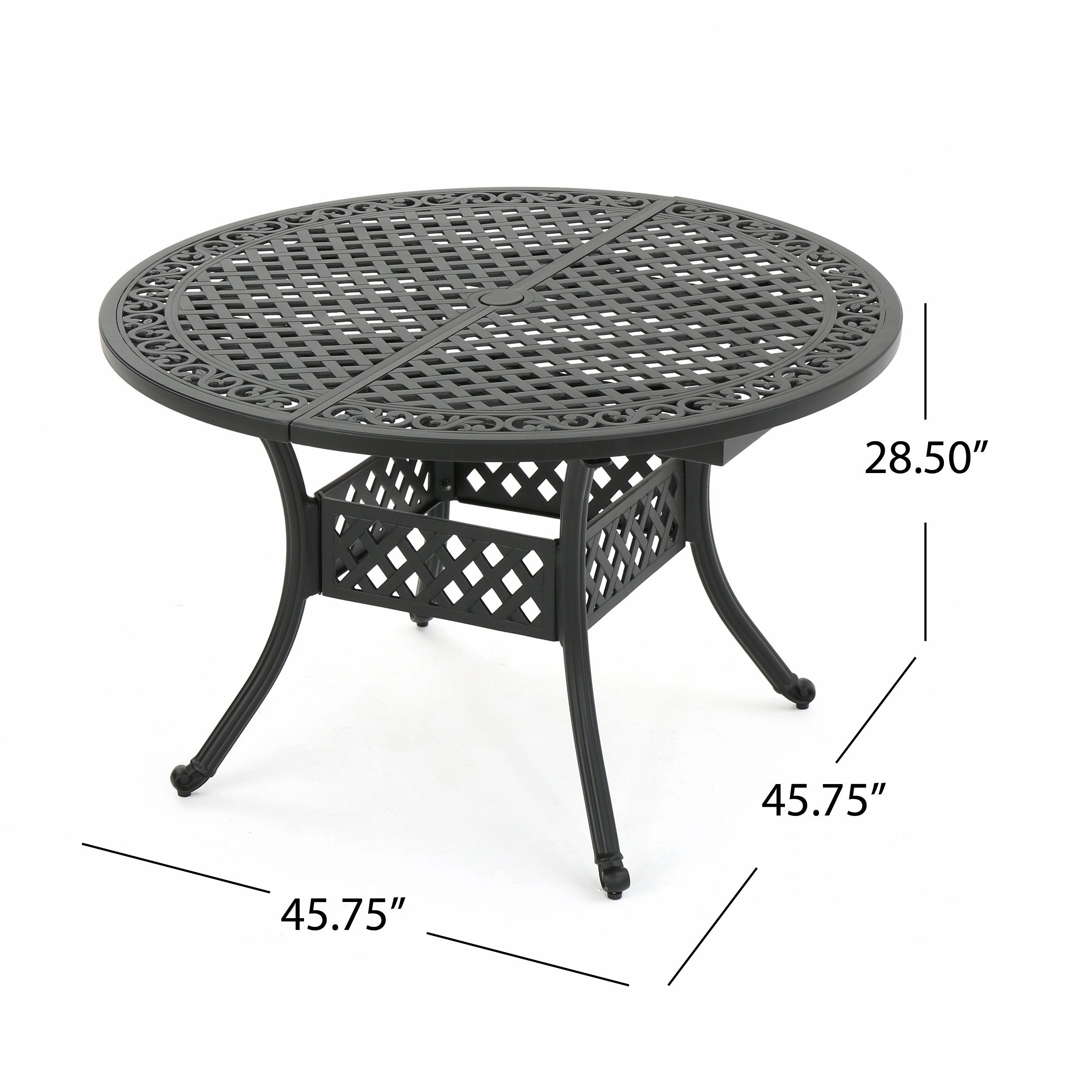 Outdoor Expandable Aluminum Dining Table - NH372103