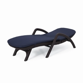 Outdoor Faux Wicker Chaise Lounge with Cushion - NH912313 patio umbrella, gazebo