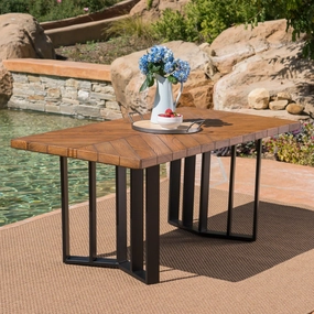 Outdoor Finish Light Weight Concrete Dining Table - NH101403 outdoor lounge chair, patio sofa
