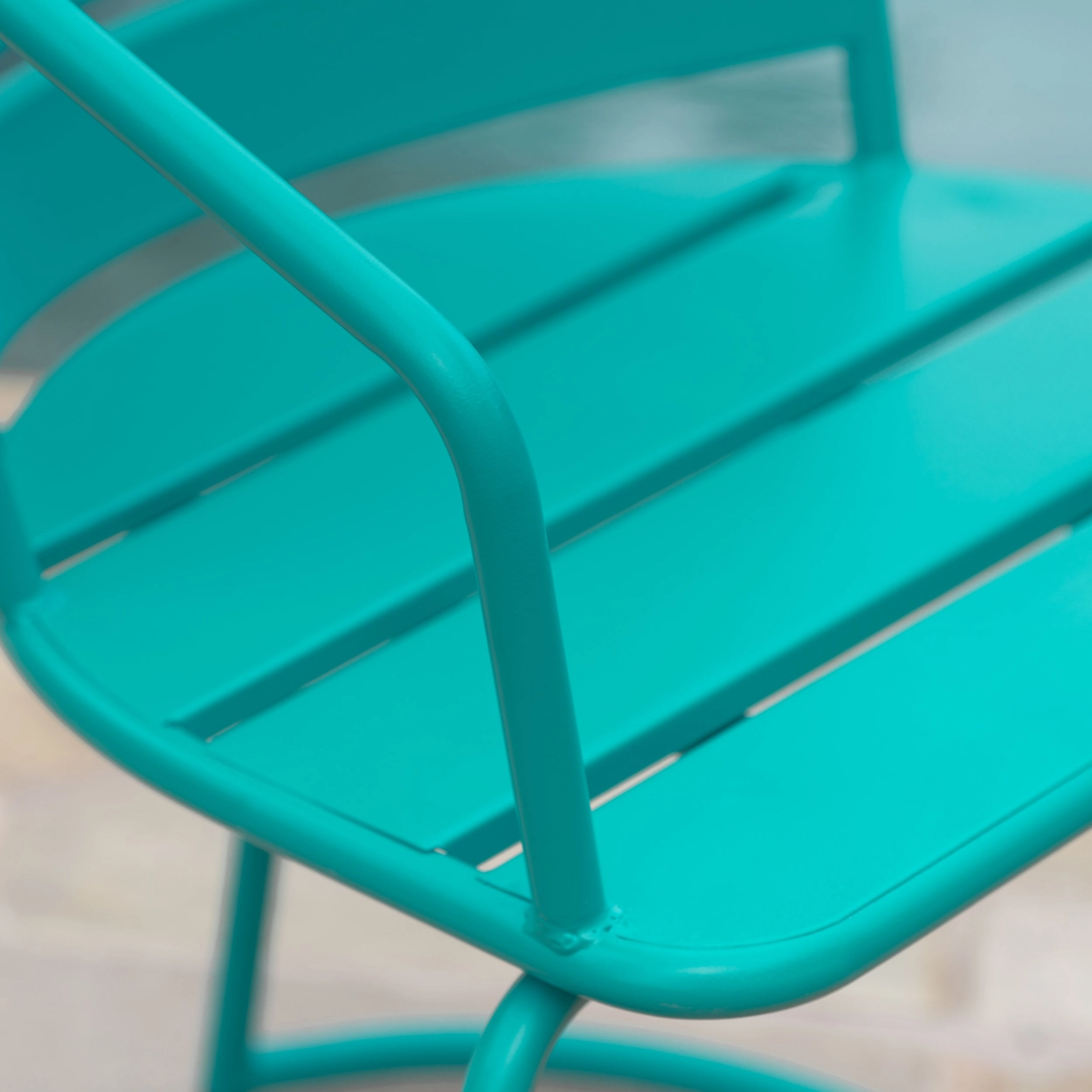 Outdoor Finished Iron Bistro Set - NH904303