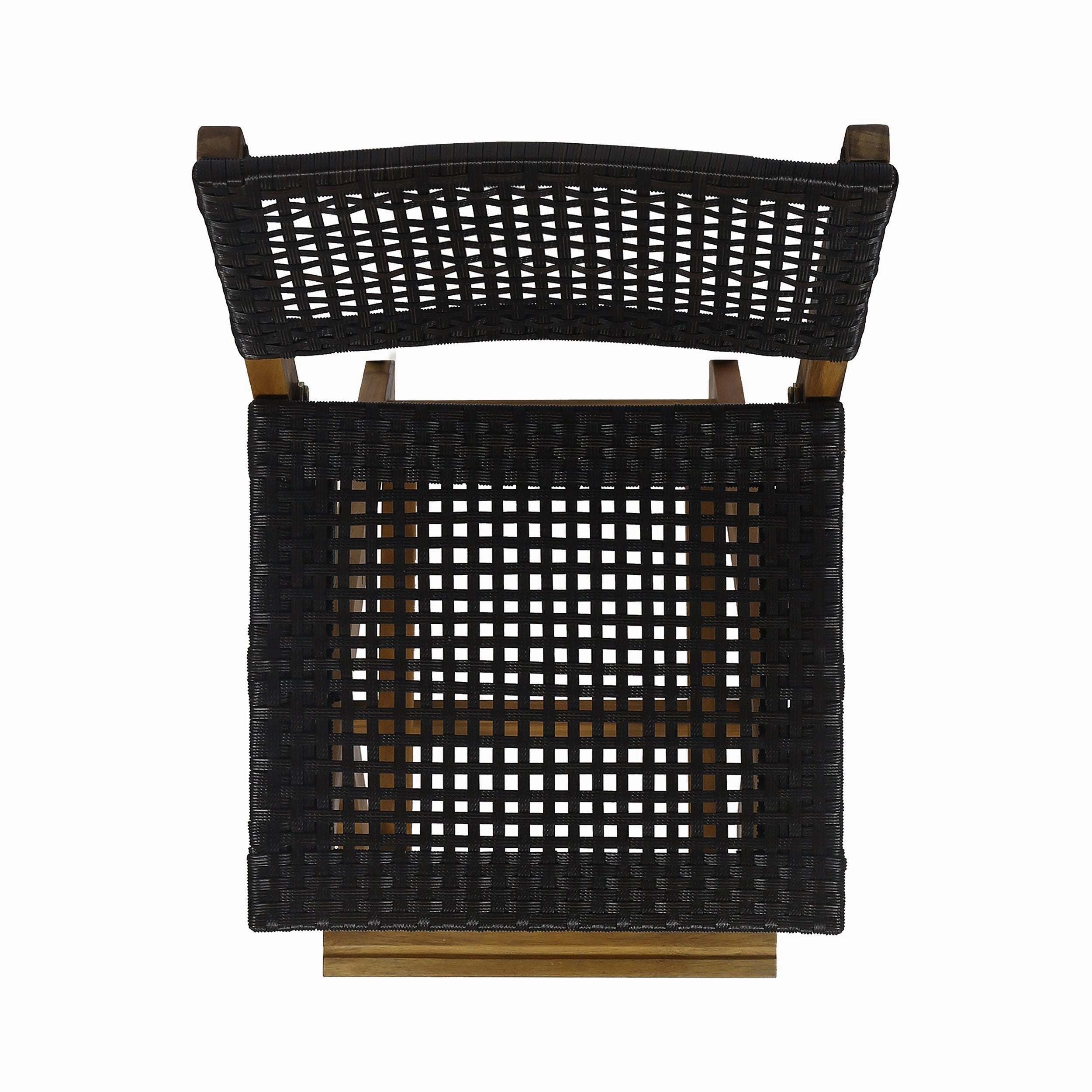 Outdoor Folding Acacia Wood Barstools (Set of 4) - NH428013