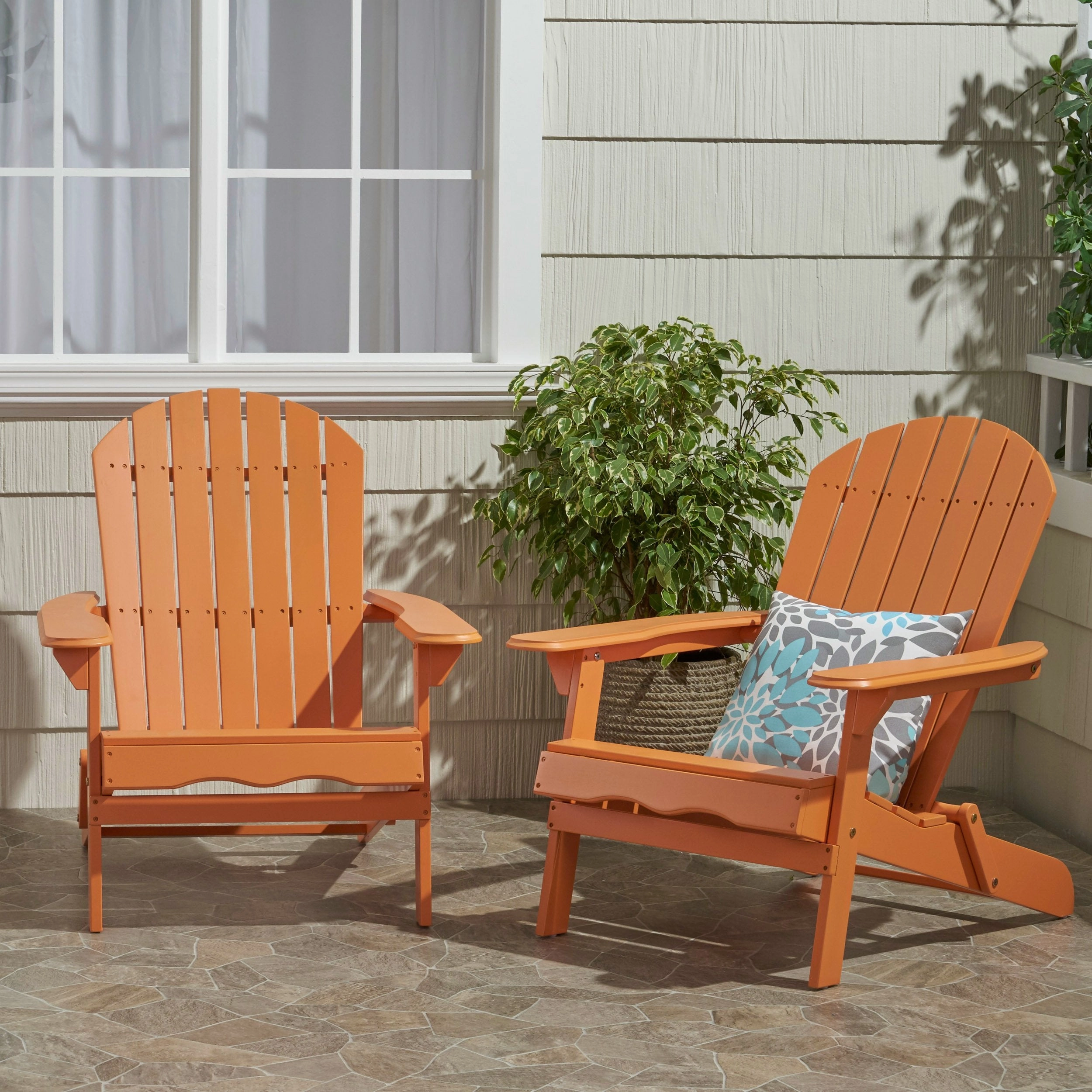 Outdoor Folding Wood Adirondack Chair - NH646692