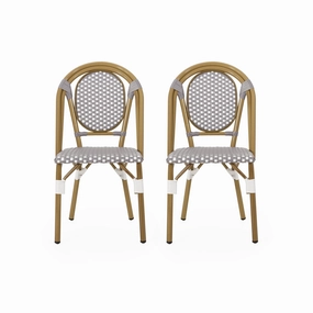 Outdoor French Bistro Chairs (Set of 2) - NH542313 outdoor lounge chair, patio sofa