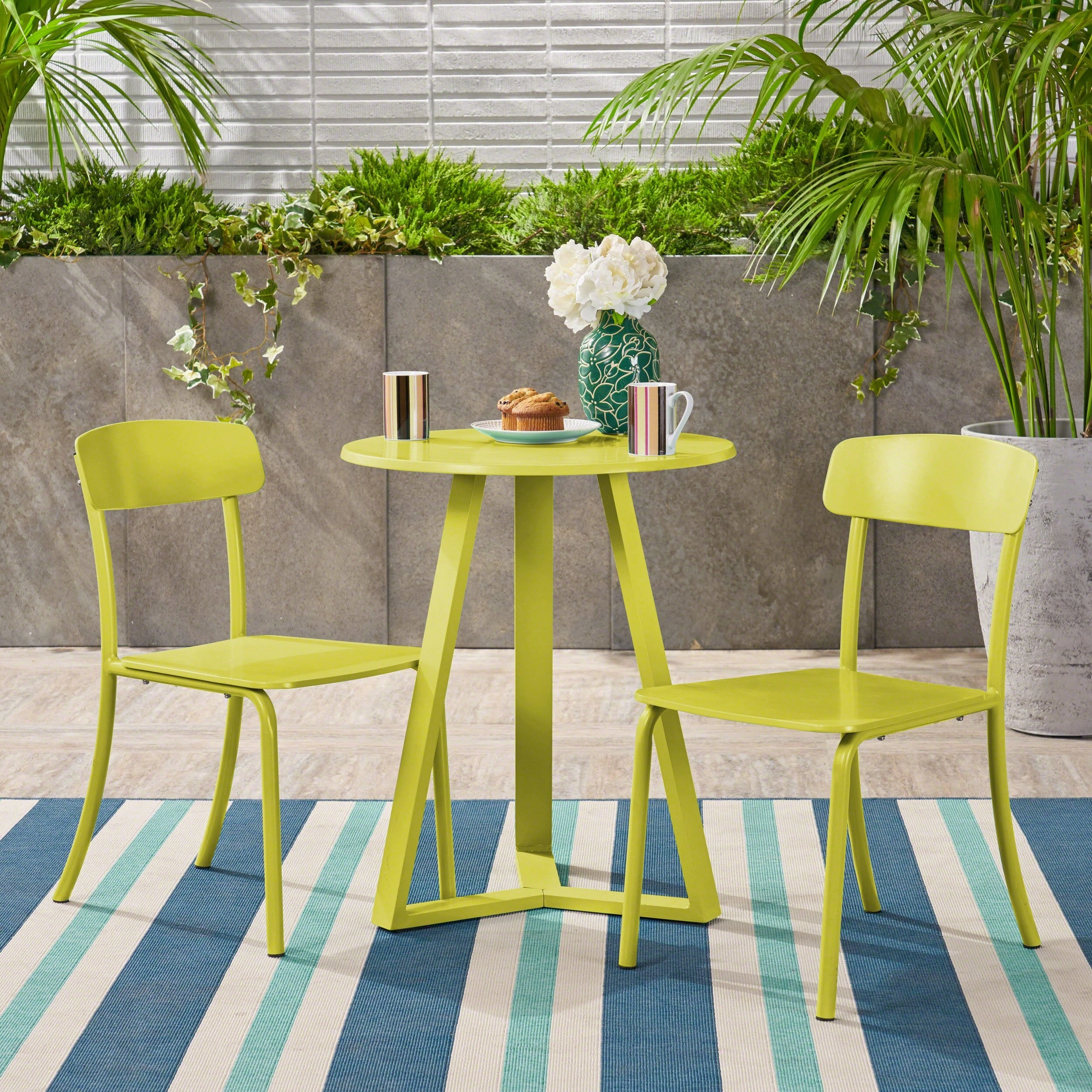 Outdoor Iron Bistro Set - NH578403 outdoor lounge chair, patio sofa