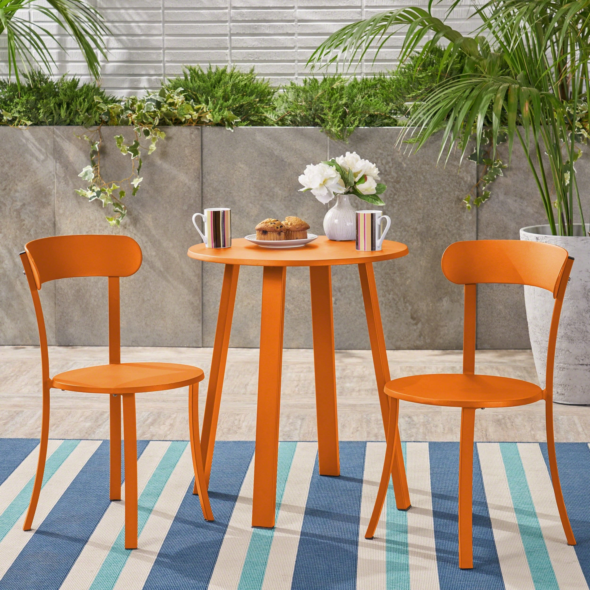 Outdoor Iron Bistro Set - NH659403 outdoor lounge chair, patio sofa