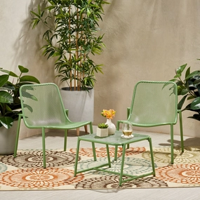 Outdoor Modern 2 Seater Chat Set - NH183113 outdoor furniture, garden bench