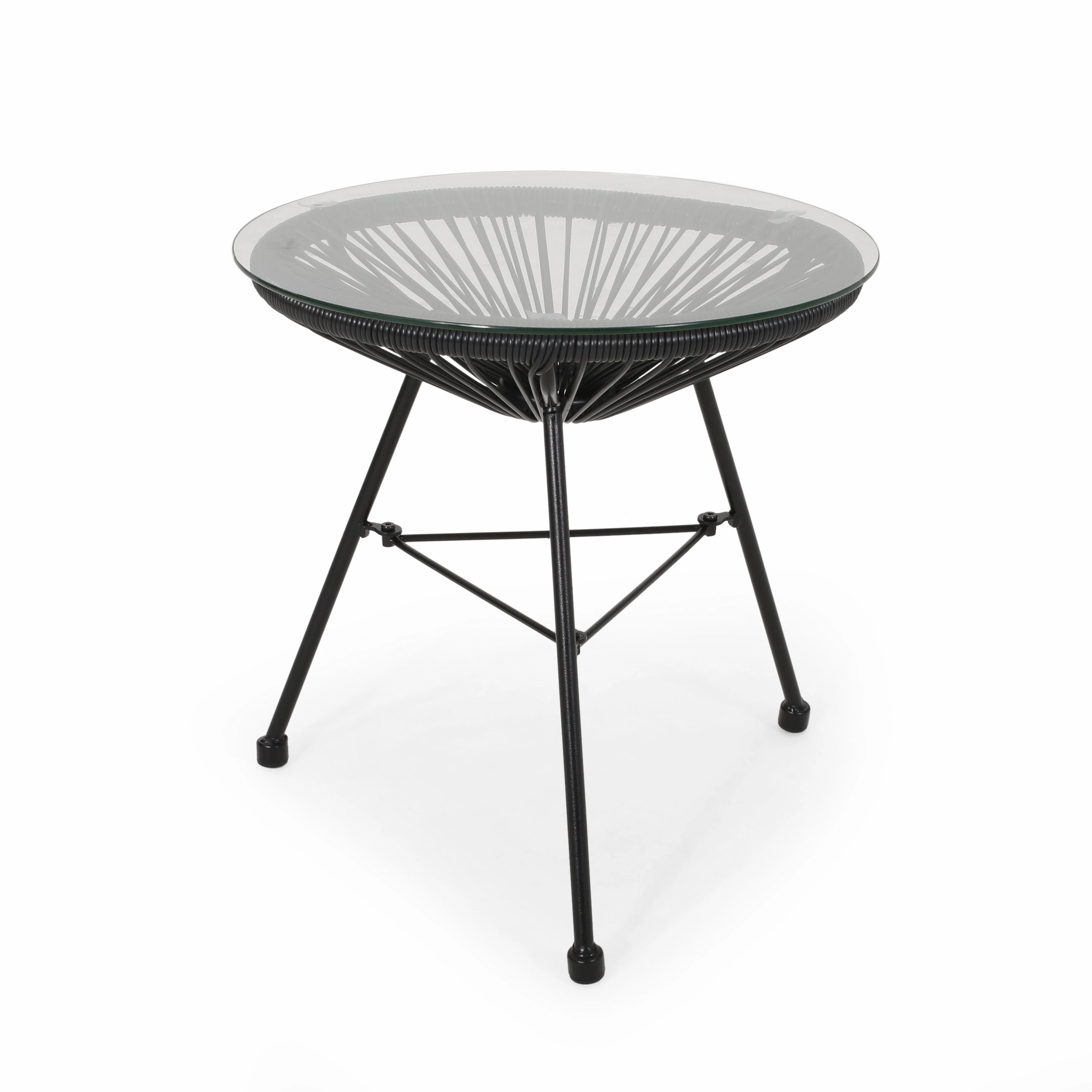 Outdoor Modern 2 Seater Faux Rattan Chat Set - NH280113