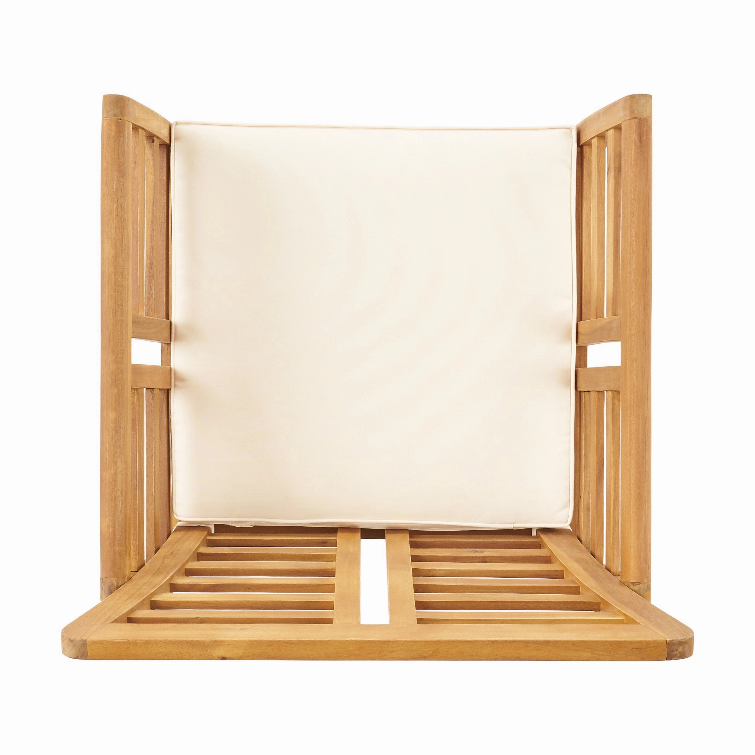 Outdoor Modern Acacia Wood 8 Seater Chat Set with Cushions - NH693113