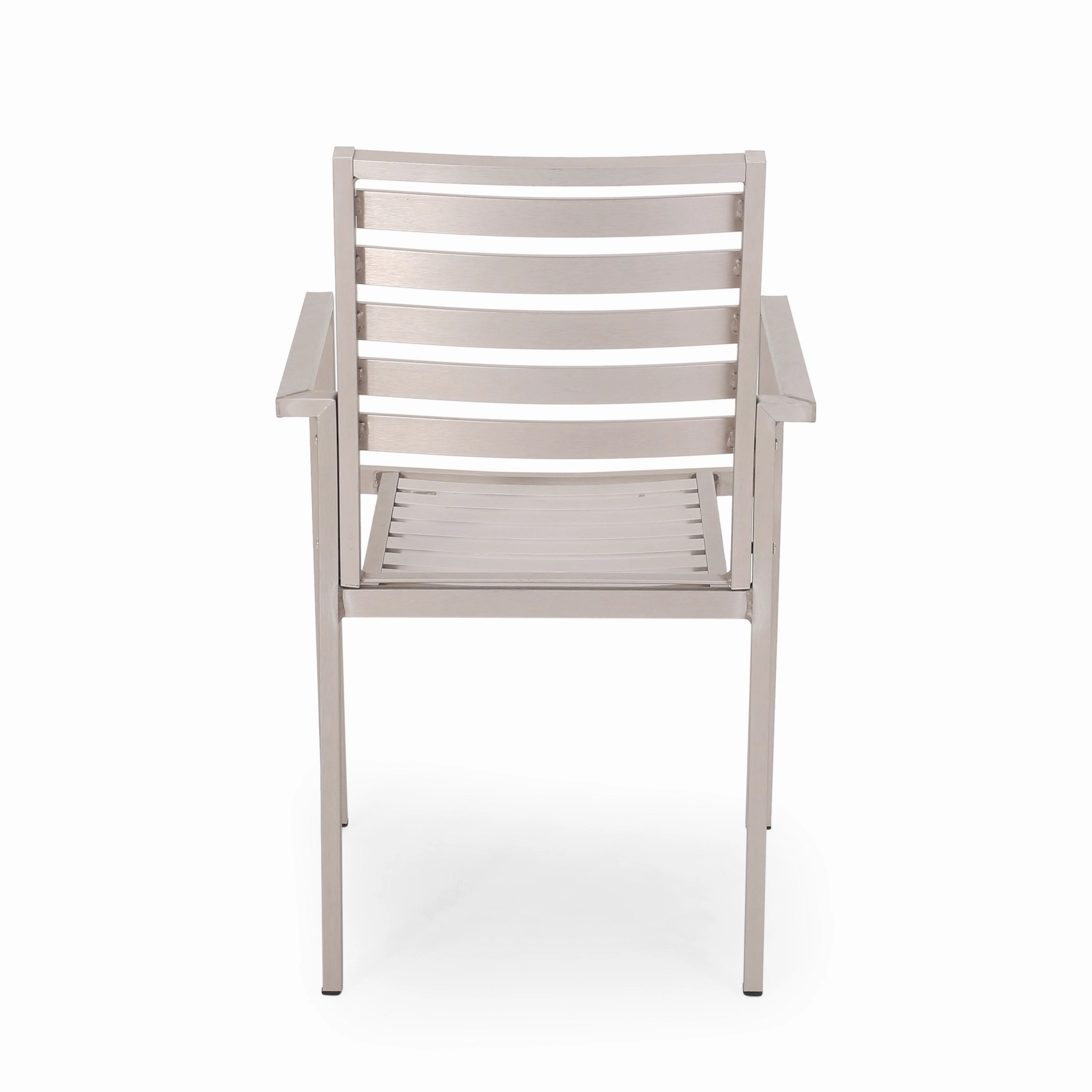 Outdoor Modern Aluminum Dining Chair (Set of 2) - NH958013