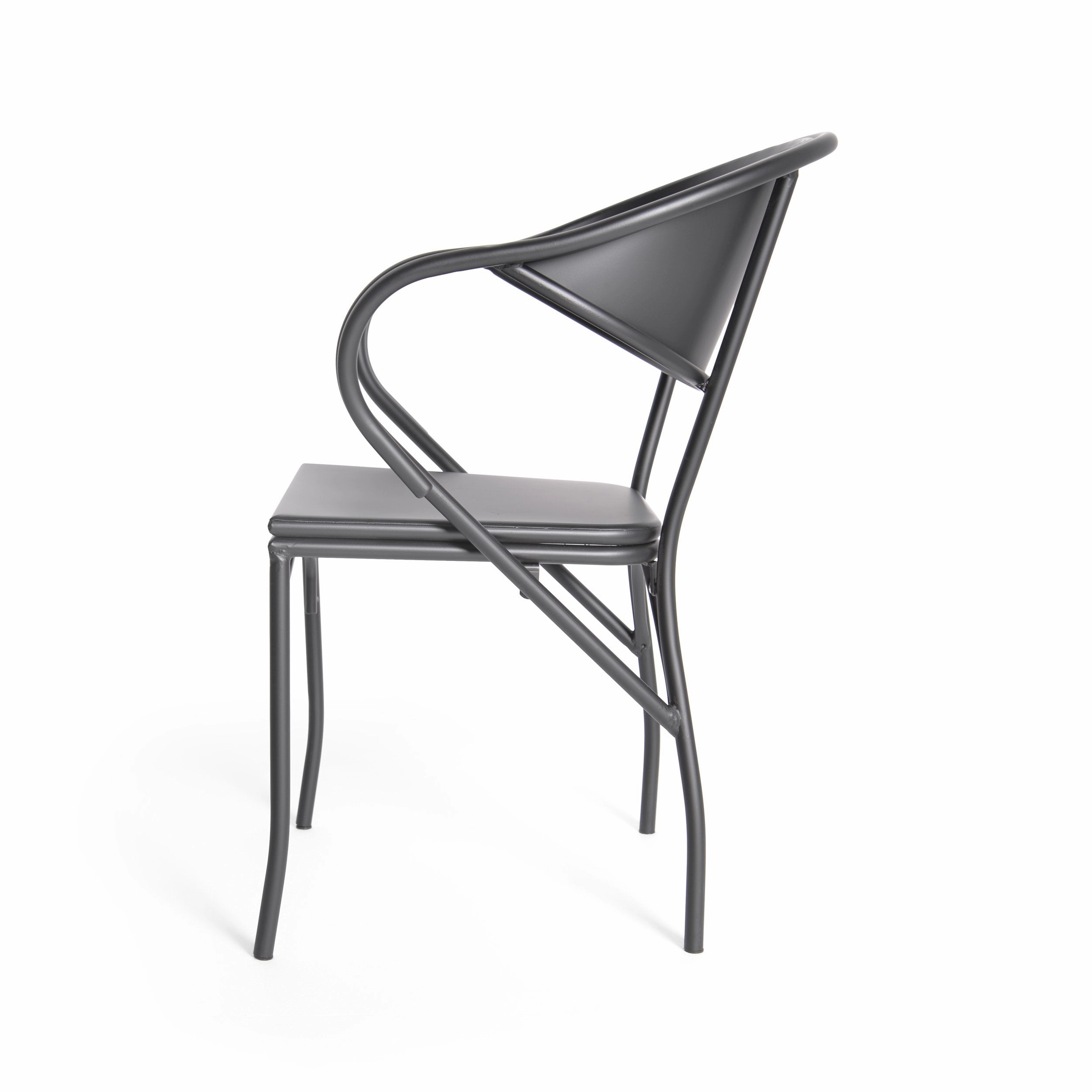 Outdoor Modern Dining Chair (Set of 2) - NH063113