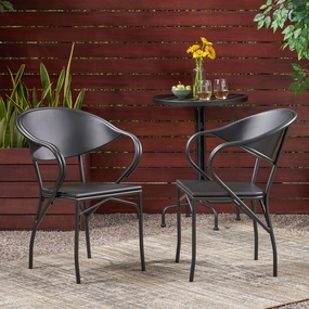 Outdoor Modern Dining Chair (Set of 2) - NH063113 outdoor lounge chair, patio sofa