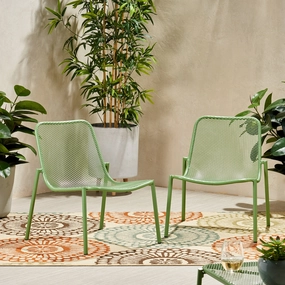 Outdoor Modern Dining Chair (Set of 2) - NH173113 outdoor furniture, garden bench