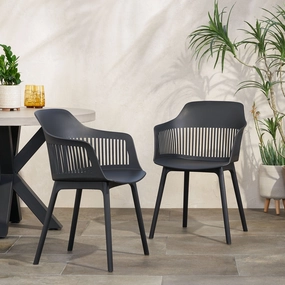 Outdoor Modern Dining Chair (Set of 2) - NH471213 outdoor lounge chair, patio sofa