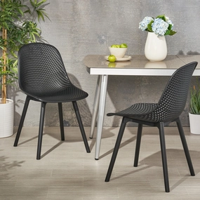 Outdoor Modern Dining Chair (Set of 2) - NH854213 outdoor lounge chair, patio sofa