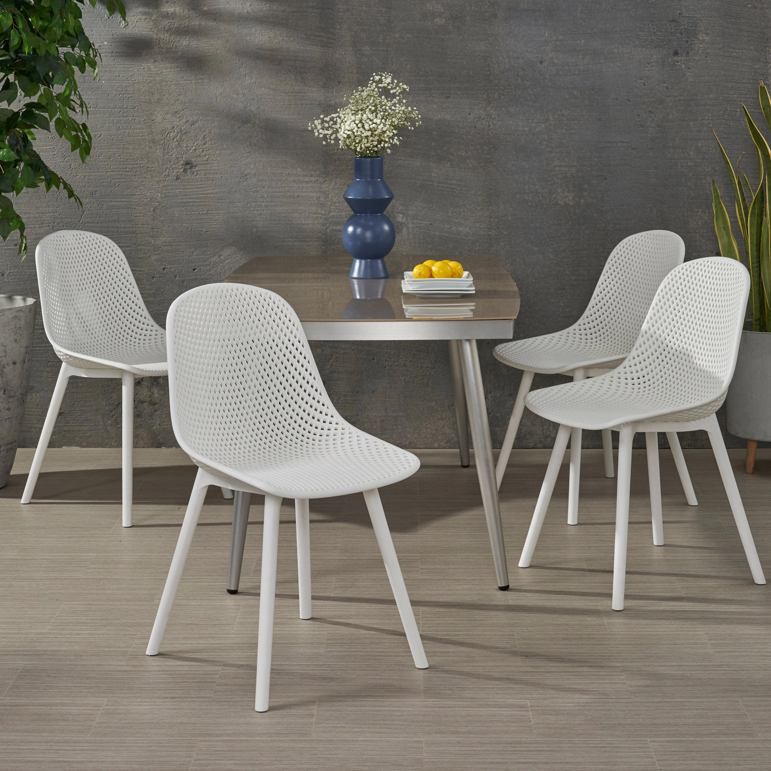 Outdoor Modern Dining Chair (Set of 4) - NH164213