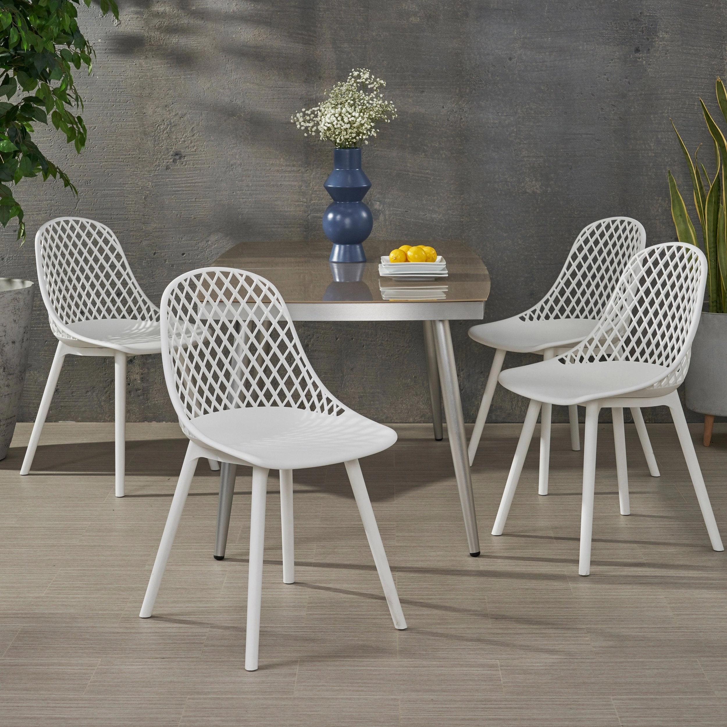 Outdoor Modern Dining Chair (Set of 4) - NH974213