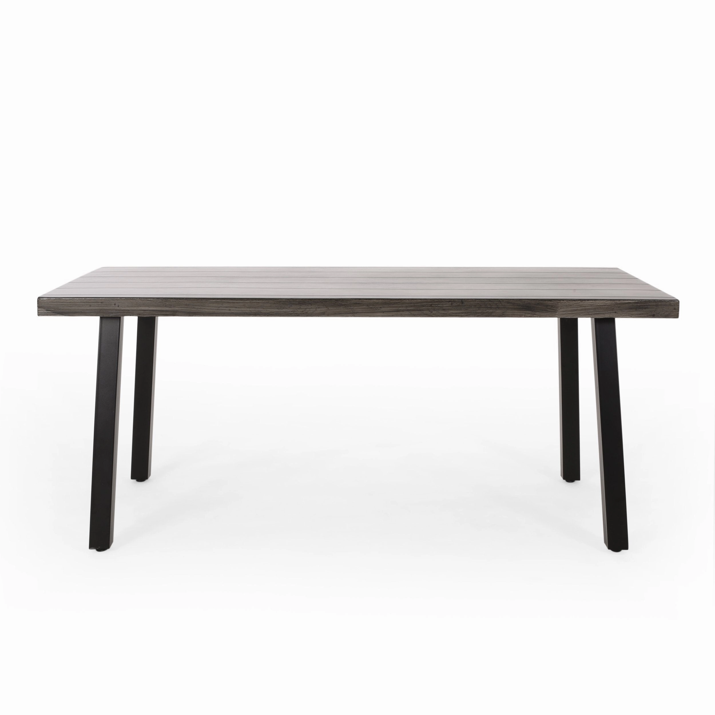 Outdoor Modern Industrial Aluminum Dining Table - NH940313