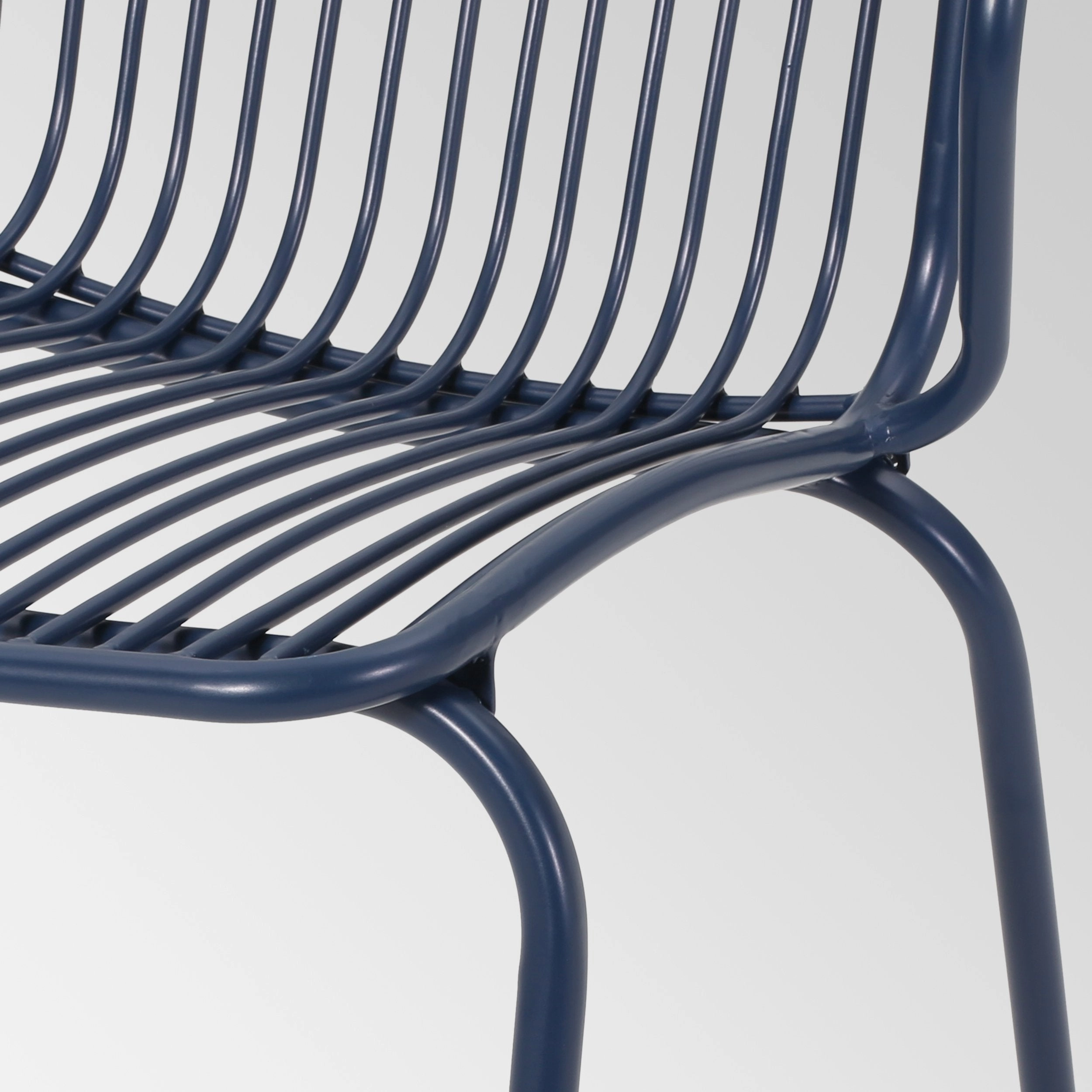 Outdoor Modern Iron 2 Seater Chat Set - NH627013