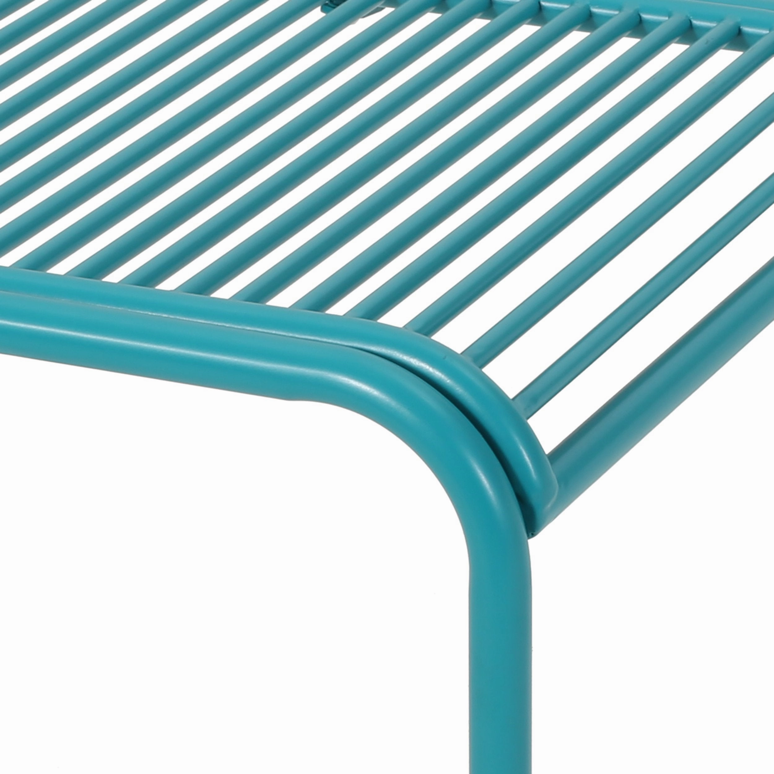 Outdoor Modern Iron 2 Seater Chat Set - NH627013