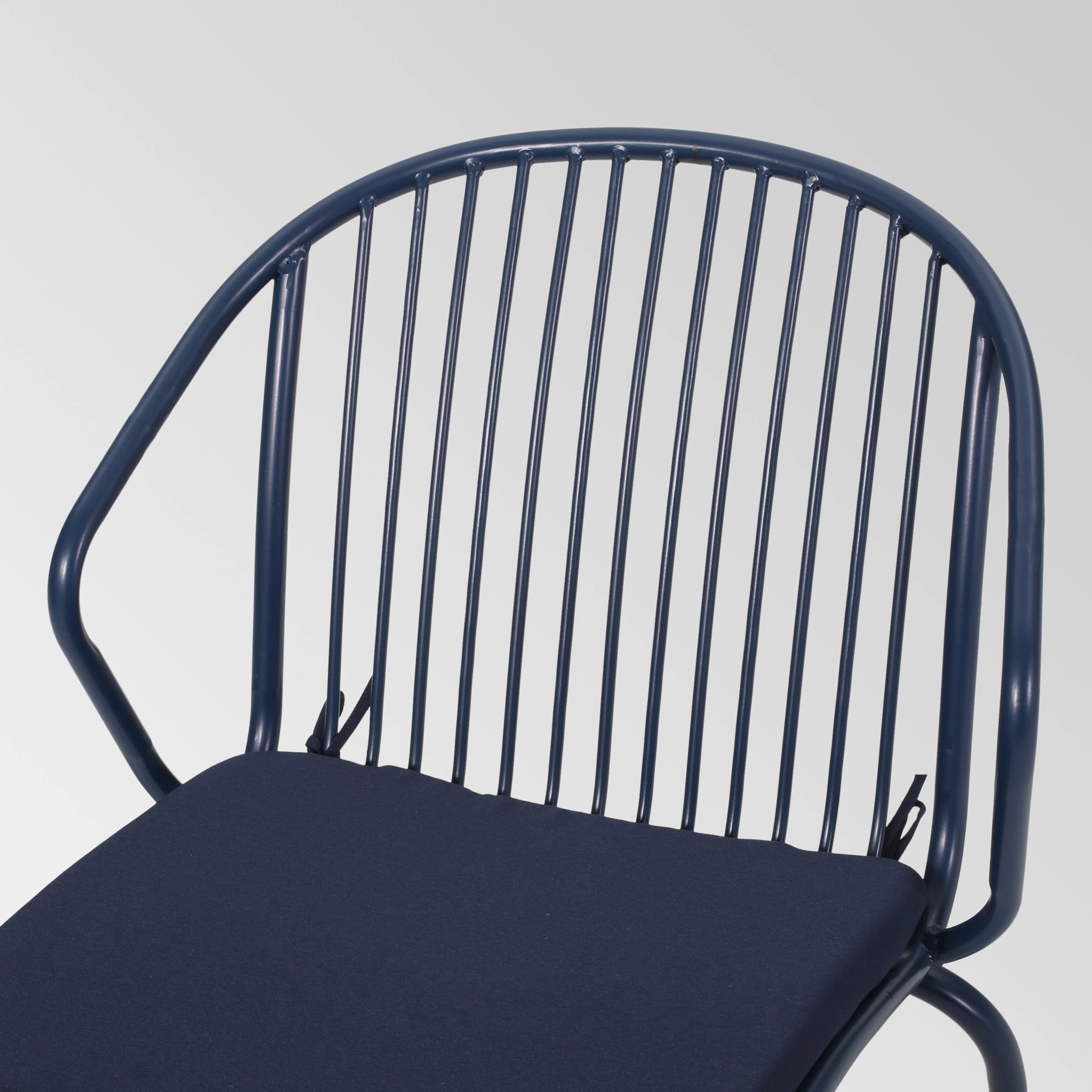 Outdoor Modern Iron 2 Seater Chat Set with Cushions - NH027013