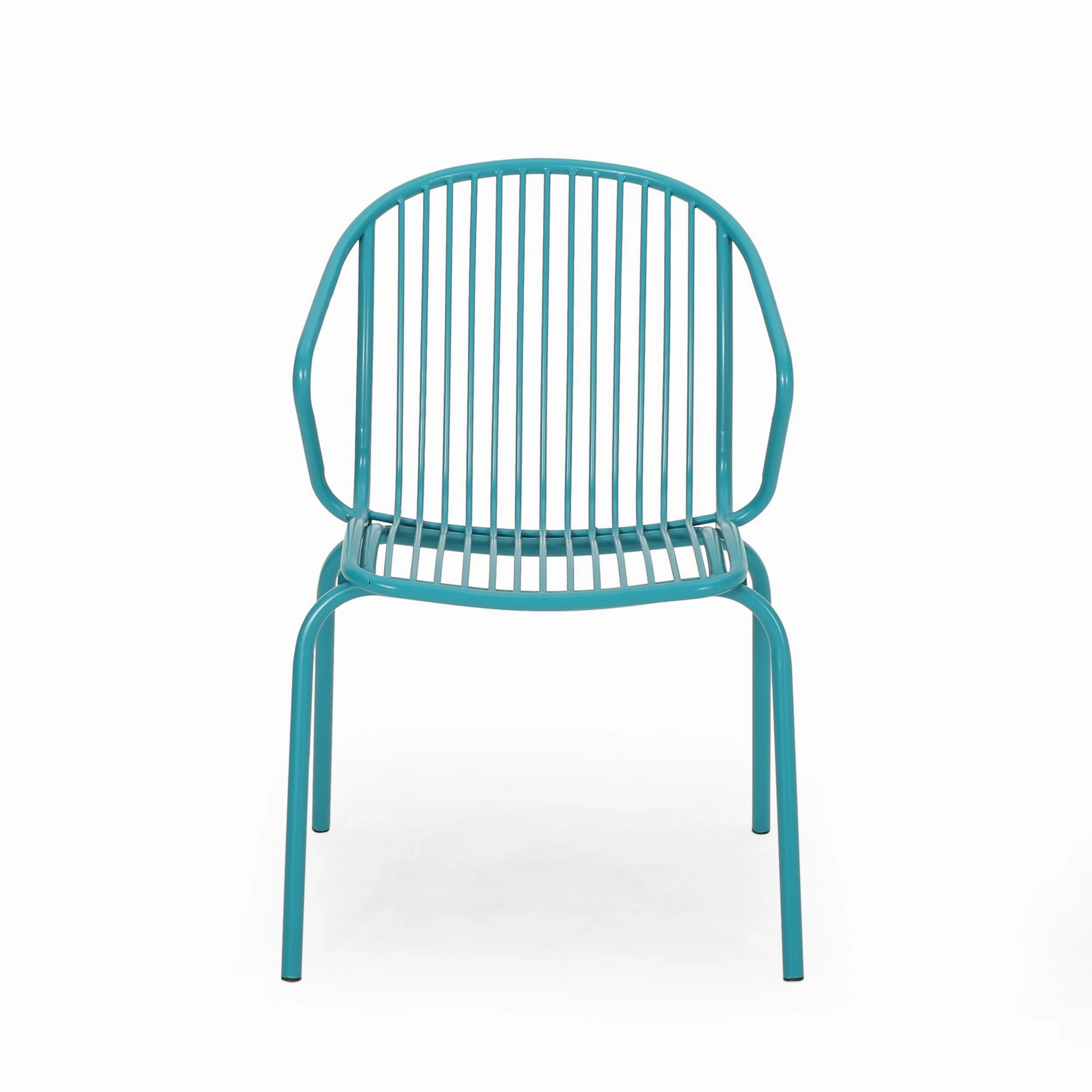 Outdoor Modern Iron Club Chair (Set of 2) - NH417013