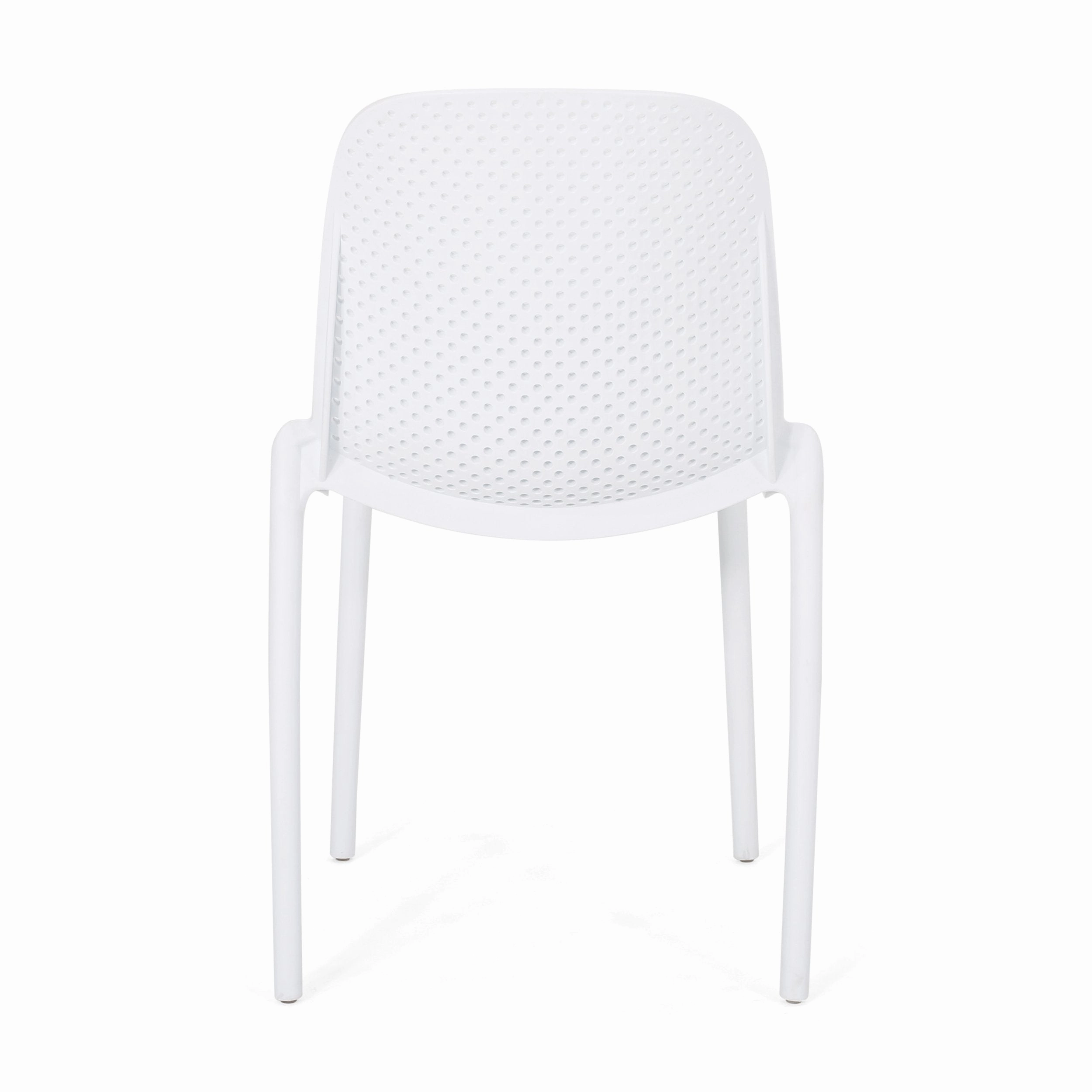 Outdoor Modern Stacking Dining Chair (Set of 2) - NH342213