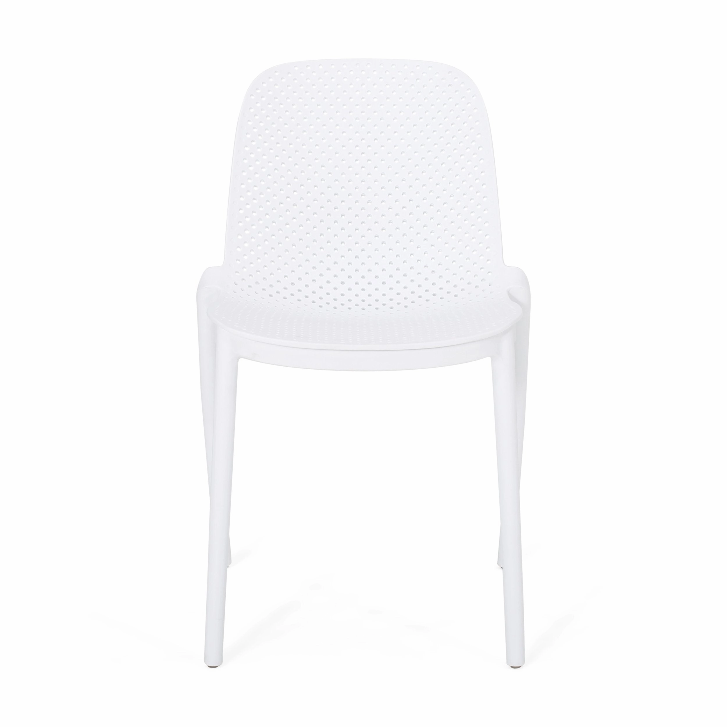 Outdoor Modern Stacking Dining Chair (Set of 2) - NH342213