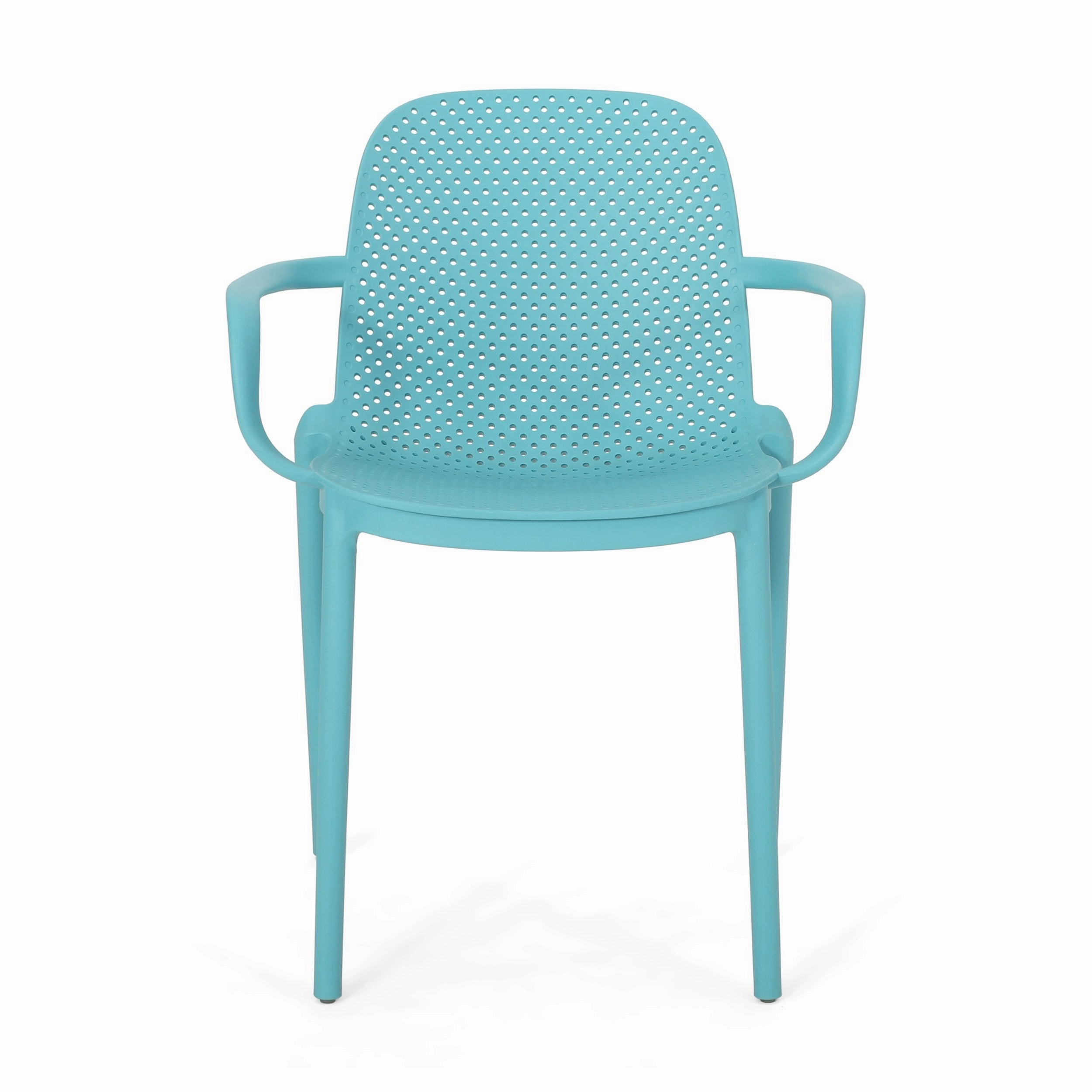 Outdoor Modern Stacking Dining Chairs - NH133213