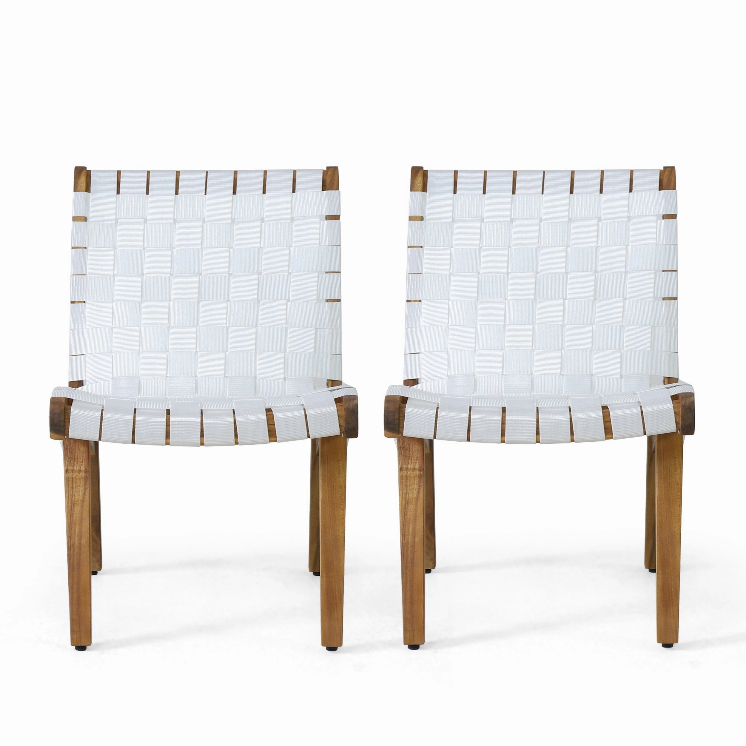 Outdoor Rope Weave Lounge Chair, Set of 2 - NH202413 outdoor furniture, garden bench