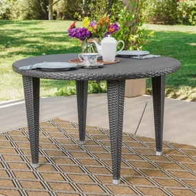 Outdoor Round Wicker Dining Table - NH731103 outdoor lounge chair, patio sofa