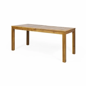 Outdoor Rustic Acacia Wood Dining Table - NH012313 outdoor lounge chair, patio sofa