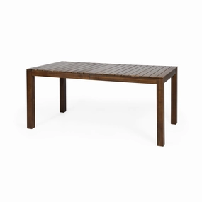Outdoor Rustic Acacia Wood Dining Table - NH112313 outdoor lounge chair, patio sofa