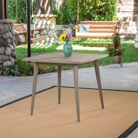 Outdoor Square Acacia Wood Dining Table with Straight Legs - NH660503 outdoor lounge chair, patio sofa