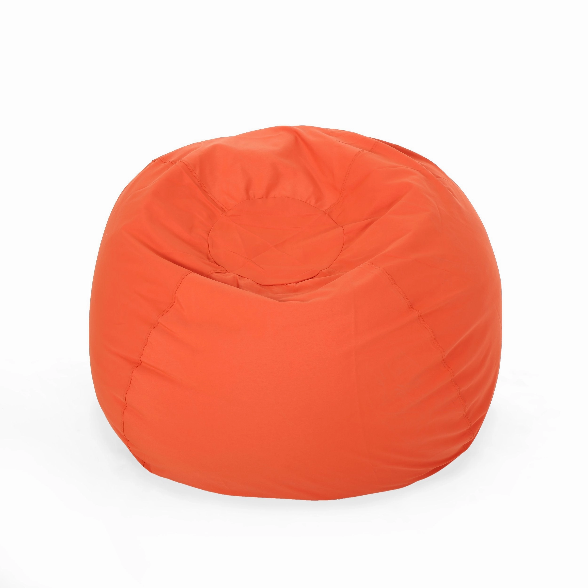Outdoor Water Resistant 4.5 Bean Bag and 2 Ottoman Pouf Set - NH510803