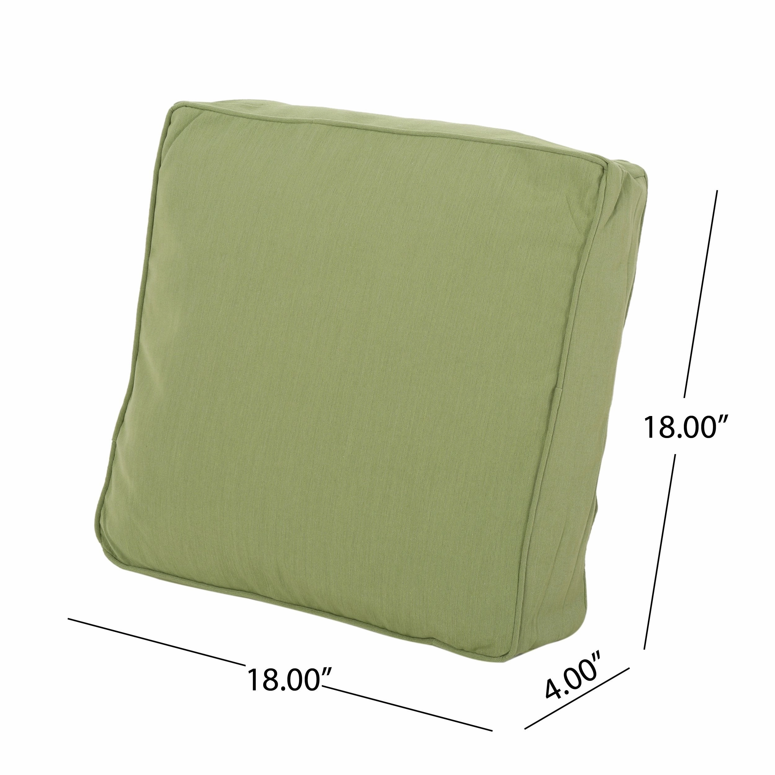 Outdoor Water Resistant 6X3 Lounger Bean Bag and 18" Throw Pillows Set - NH250803